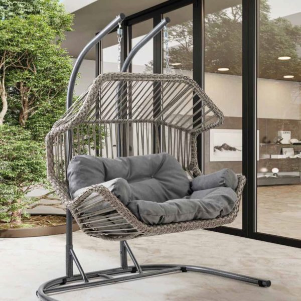 Capri Akçay Çiftli Rattan Bahçe Salıncağı